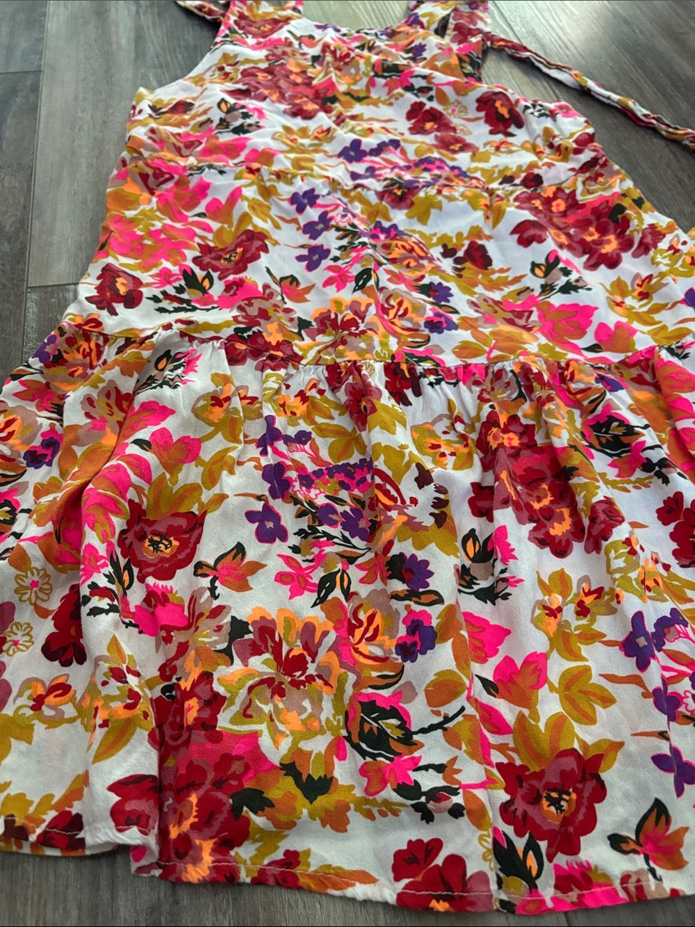 Natural Life Mini Hallie Dress Floral Halter Dress Size Medium - Picture 5 of 9